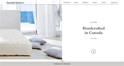 Desktop Screenshot of marshallmattress.com